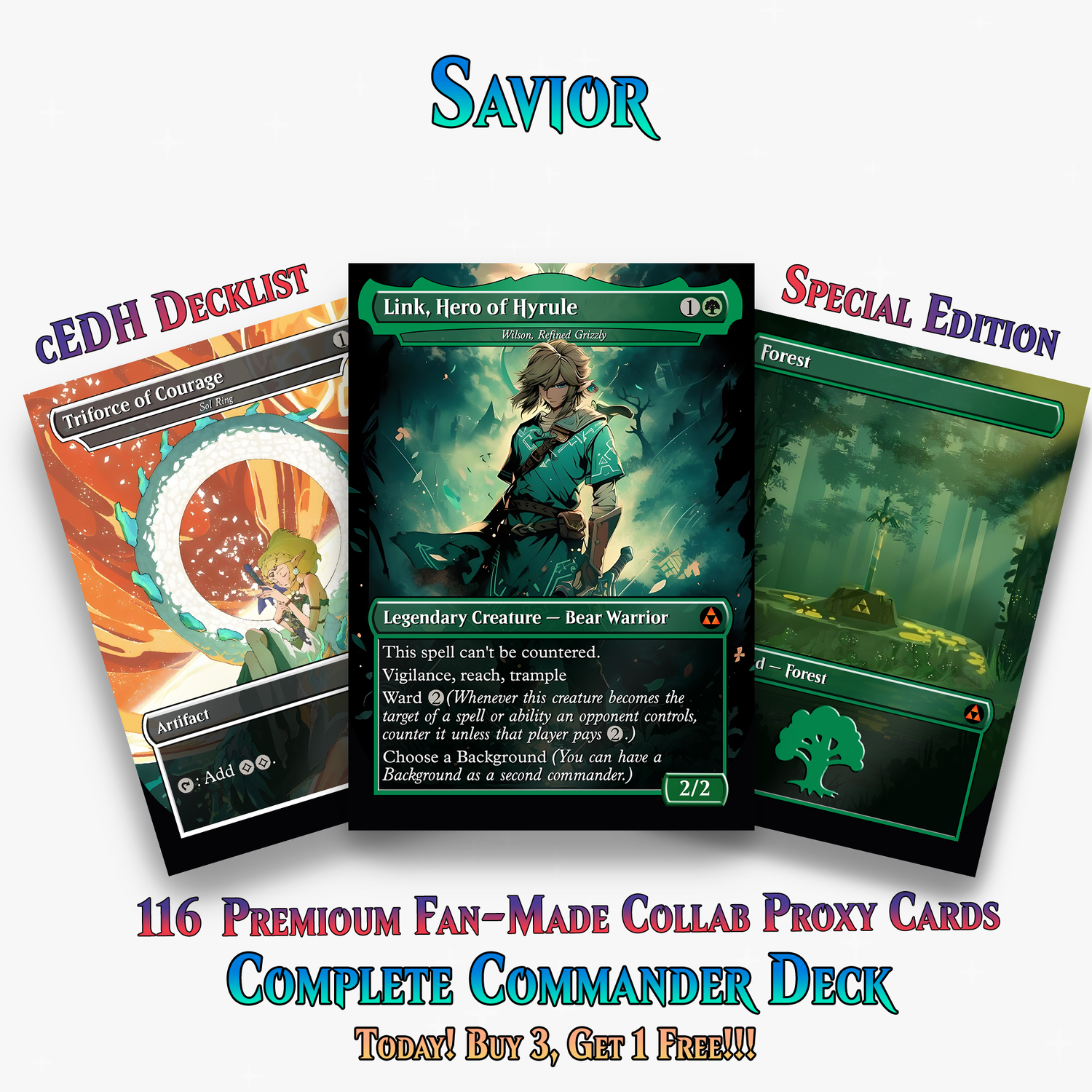 Savior II Fantasy Commander Deck | 116+ Cards | ProxyTCG
