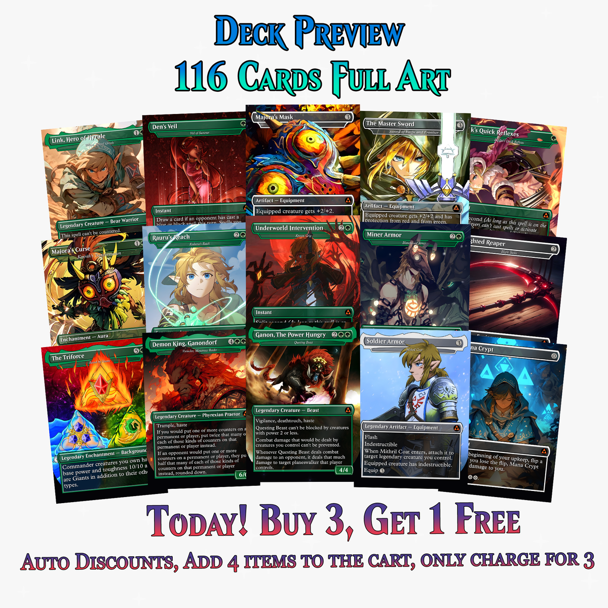 Savior II Fantasy Commander Deck | 116+ Cards | ProxyTCG