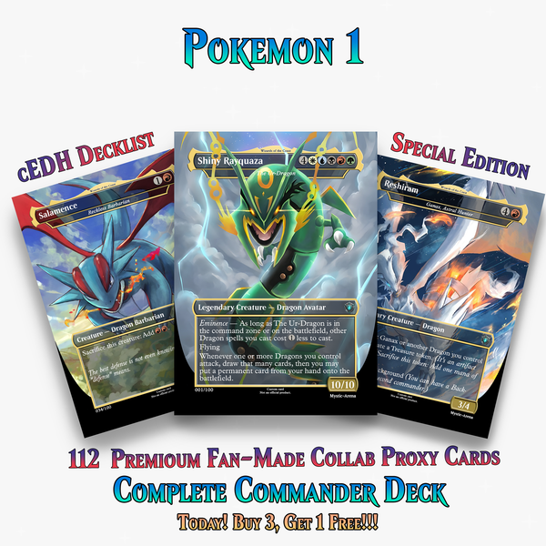 Pokémon Commander Deck Ver 1 | 112+ Cards | ProxyTCG