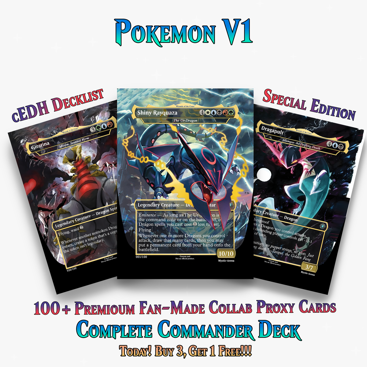 | New | Pokémon Commander Deck Ver 1 | 112+ Cards | ProxyTCG