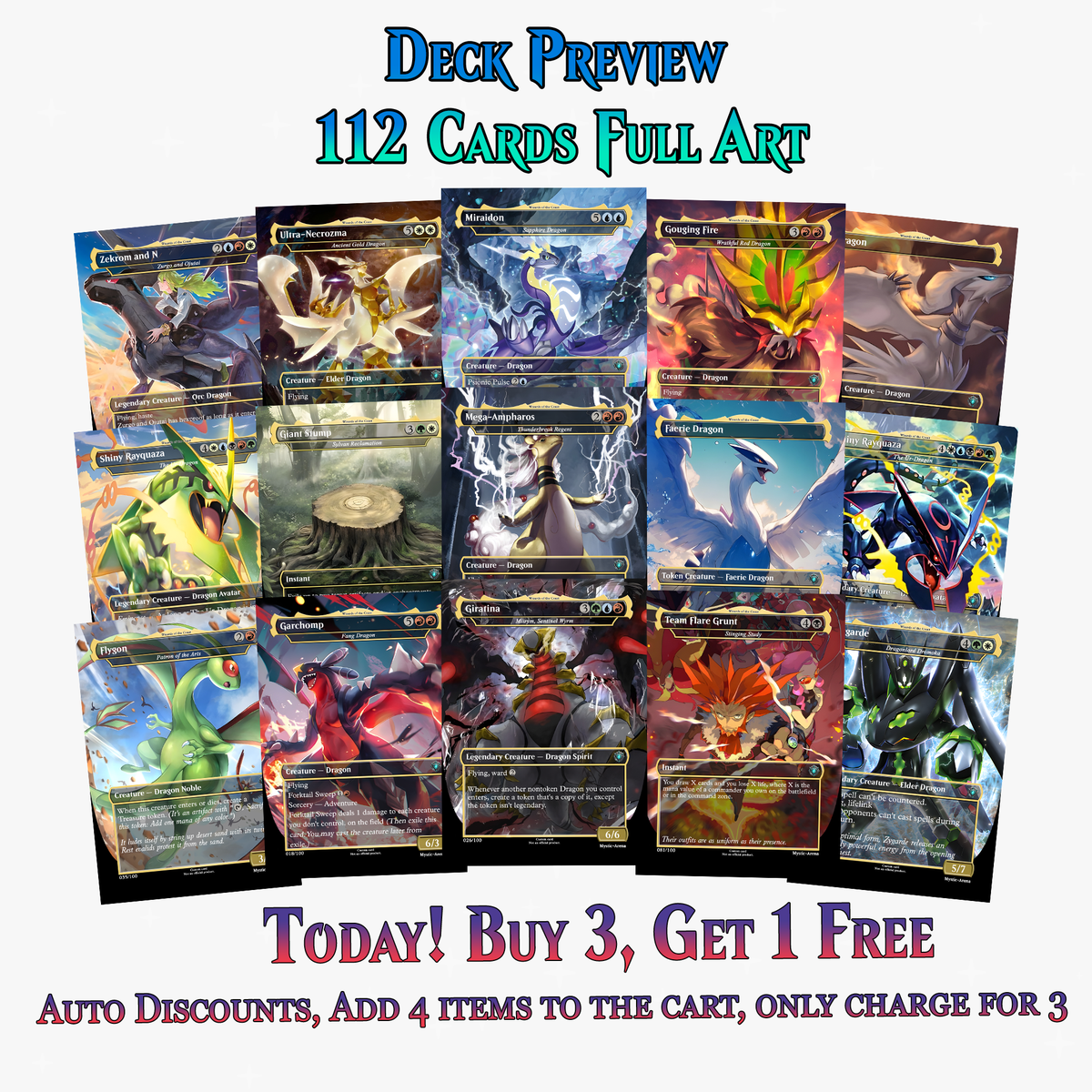 Pokémon Commander Deck Ver 1 | 112+ Cards | ProxyTCG