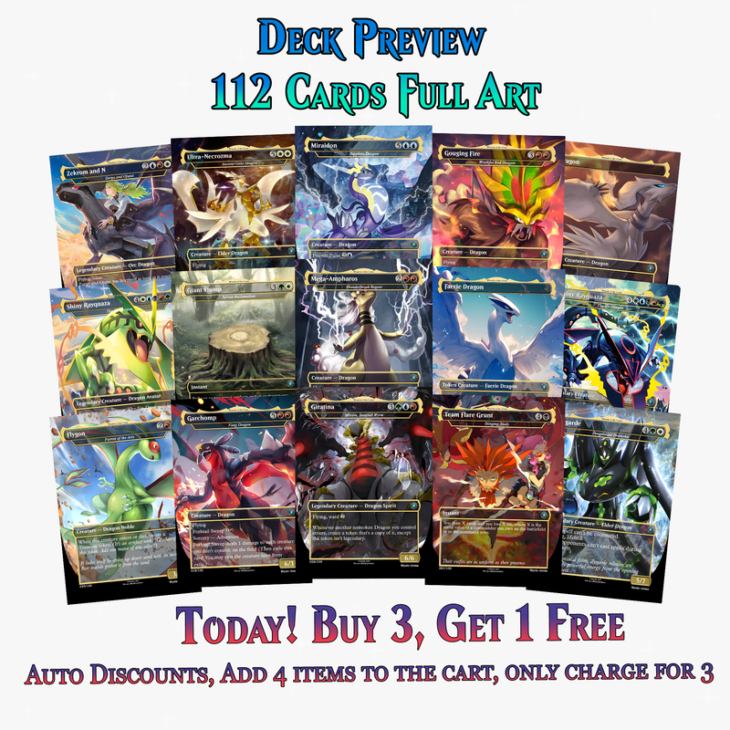 Pokémon Commander Deck Ver 1 | 112+ Cards | ProxyTCG