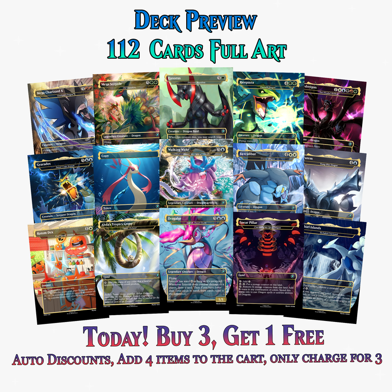 Pokémon Commander Deck Ver 1 | 112+ Cards | ProxyTCG