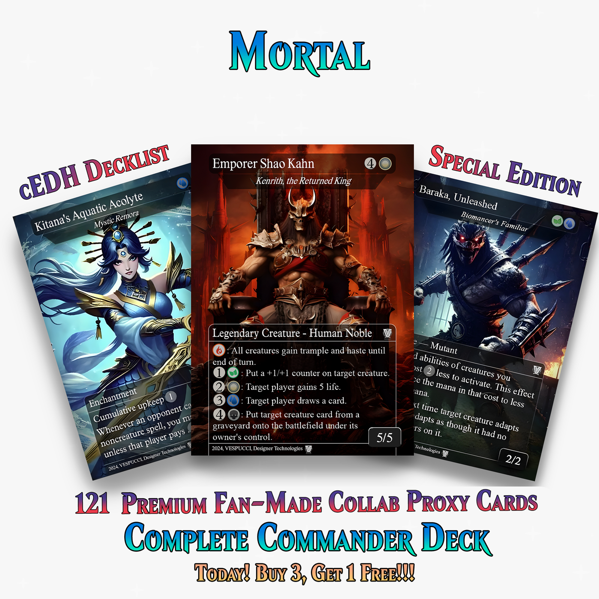 Motal Proxy Commander Deck | 121+ Cards | ProxyTCG