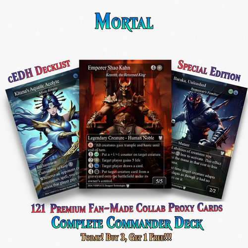 Motal Proxy Commander Deck | 121+ Cards | ProxyTCG