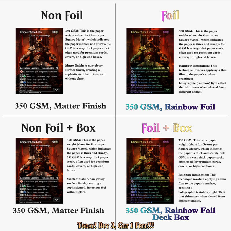 Motal Proxy Commander Deck | 121+ Cards | ProxyTCG