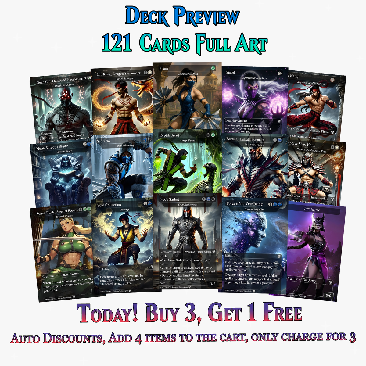 Motal Proxy Commander Deck | 121+ Cards | ProxyTCG