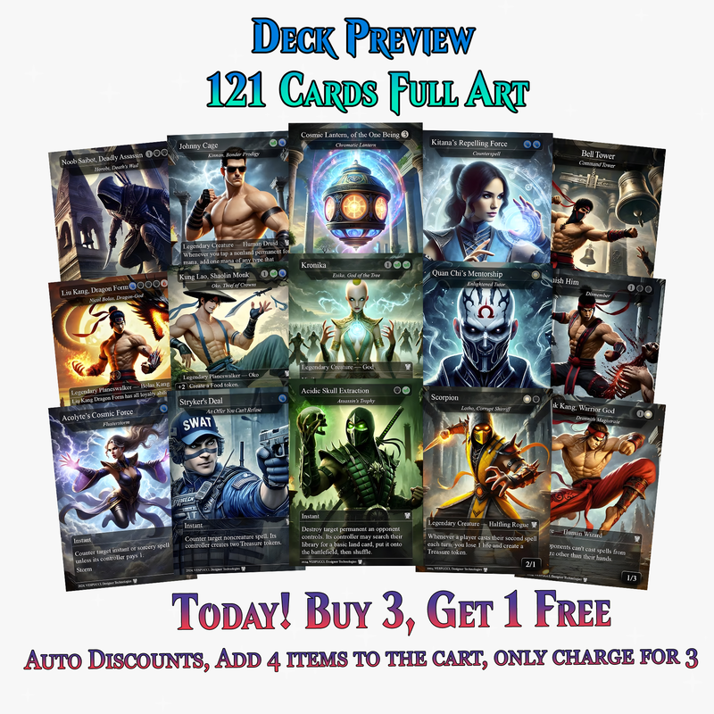Motal Proxy Commander Deck | 121+ Cards | ProxyTCG