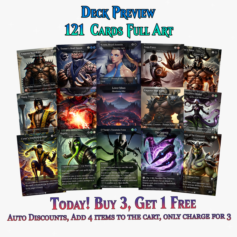Motal Proxy Commander Deck | 121+ Cards | ProxyTCG