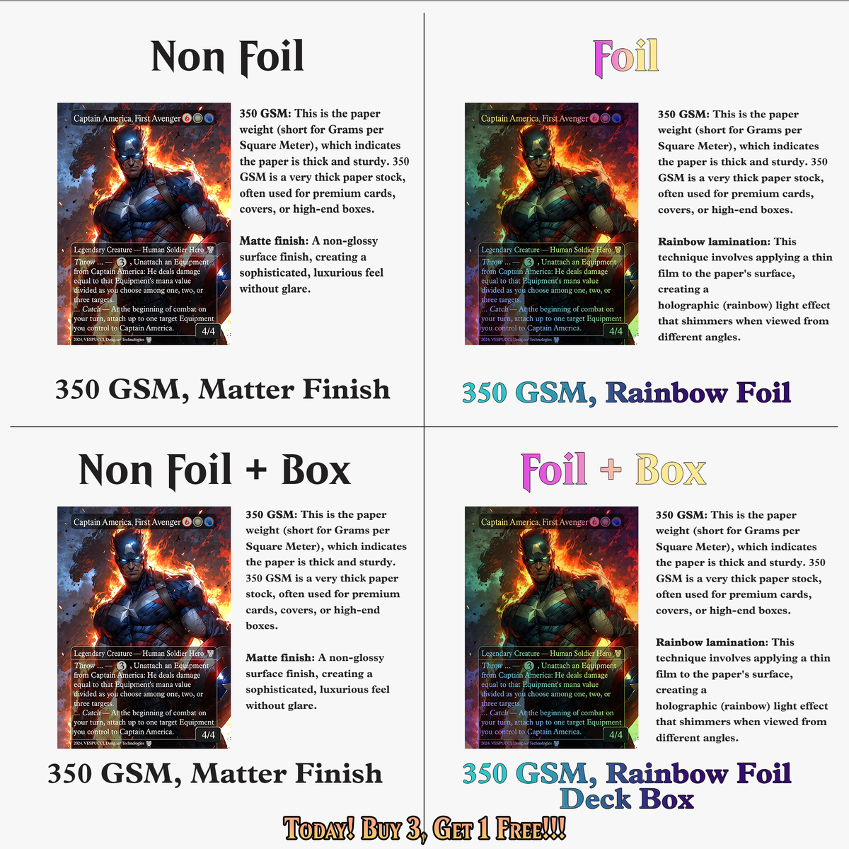 Marvel Proxy Commander Deck | 123 Cards | ProxyTCG