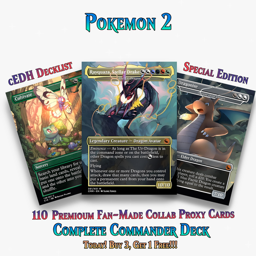 Pokémon Commander Deck Ver 2 | 110+ Cards | ProxyTCG