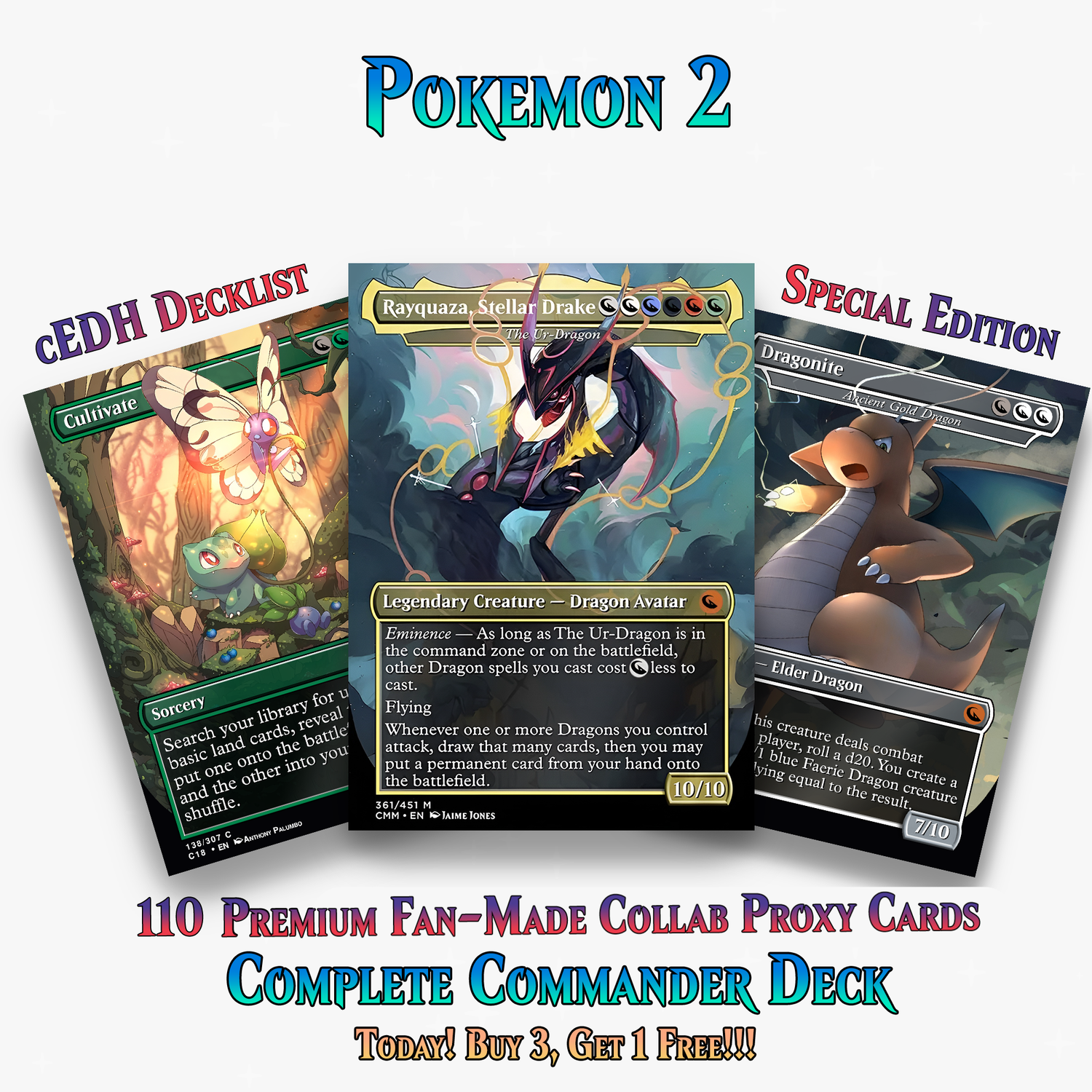Pokémon Commander Deck Ver 2 | 110+ Cards | ProxyTCG