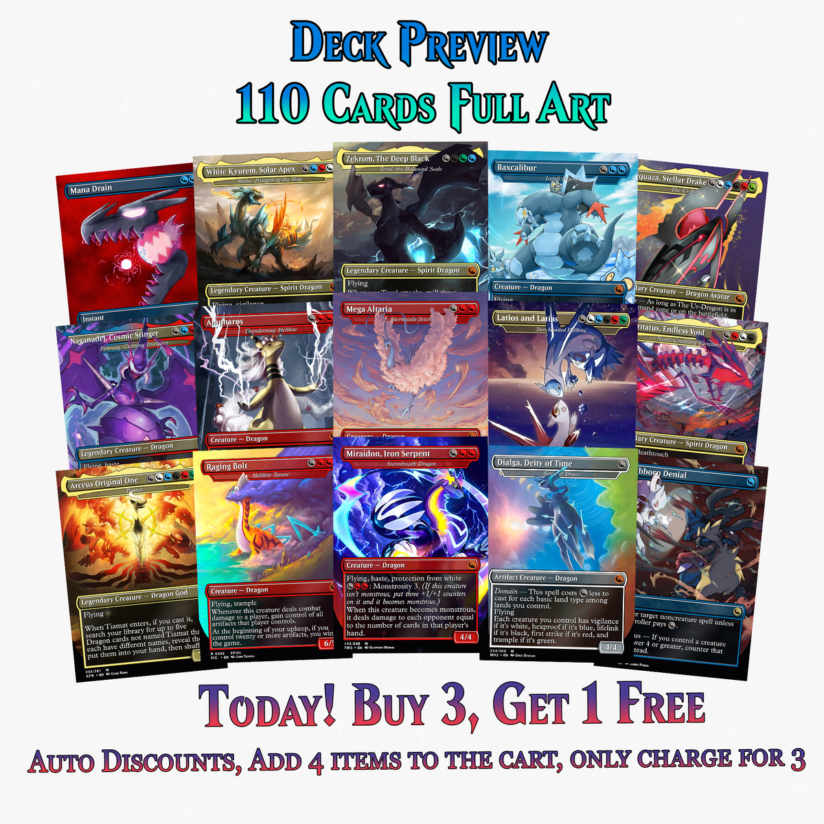 Pokémon Commander Deck Ver 2 | 110+ Cards | ProxyTCG