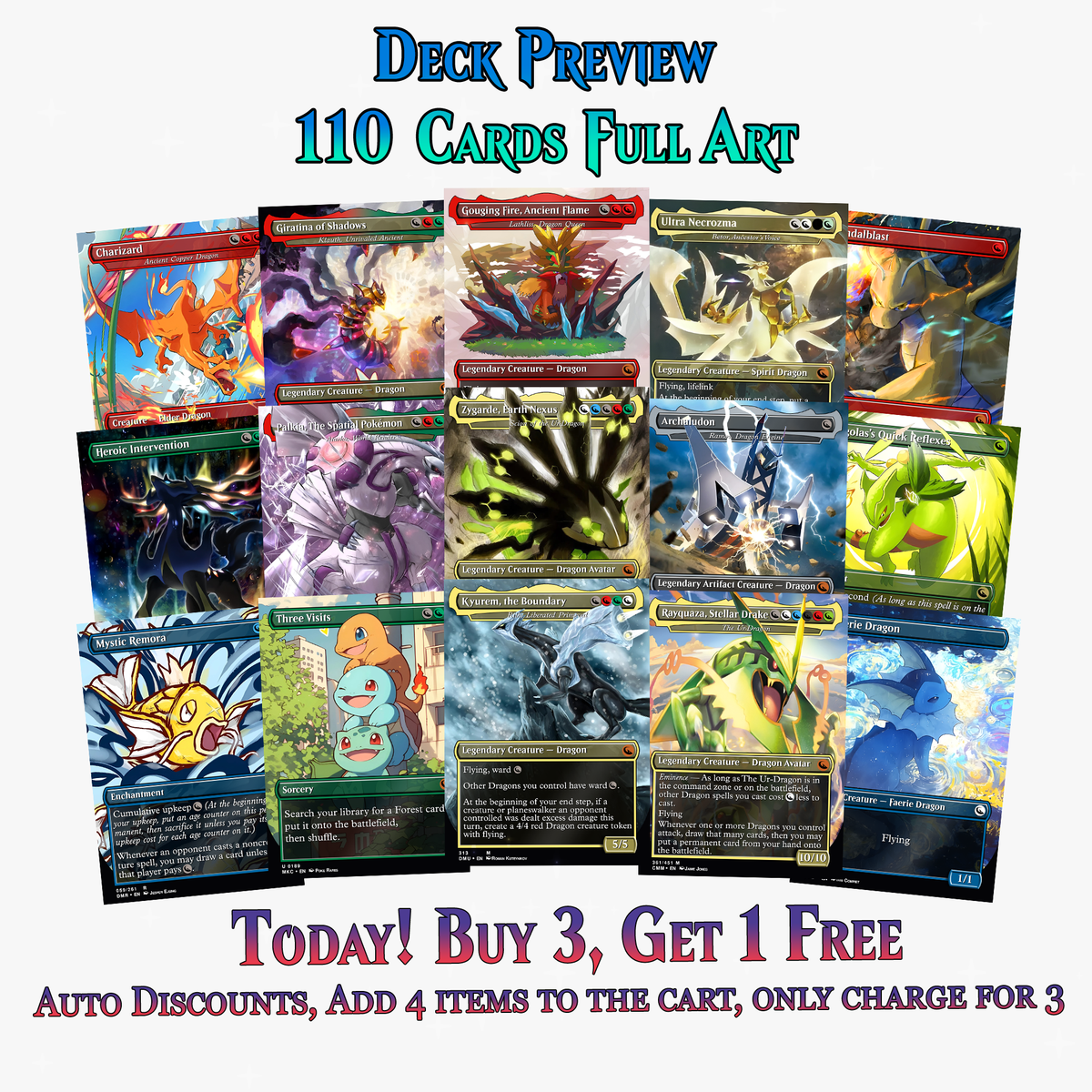 Pokémon Commander Deck Ver 2 | 110+ Cards | ProxyTCG