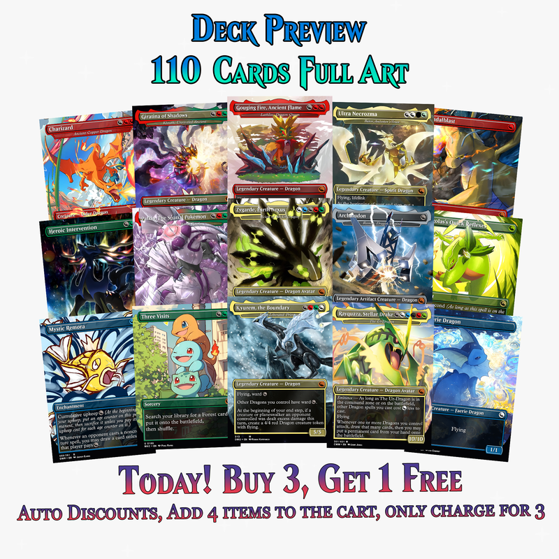 Pokémon Commander Deck Ver 2 | 110+ Cards | ProxyTCG