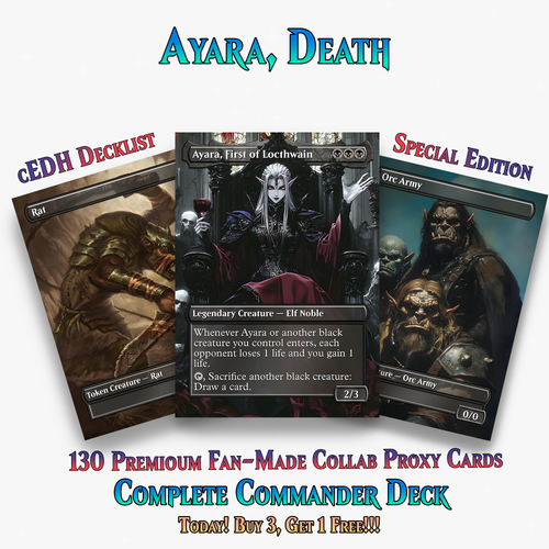 Ayara Death by 1000 Cuts Gothic Sacrifice 100+ Cards | ProxyTCG