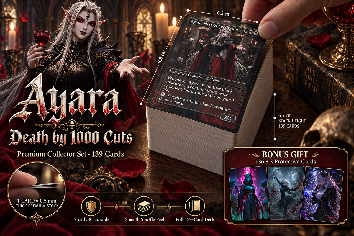 Ayara Death by 1000 Cuts Gothic Sacrifice 100+ Cards | ProxyTCG [mockai LK-94 sha:28ce310e]