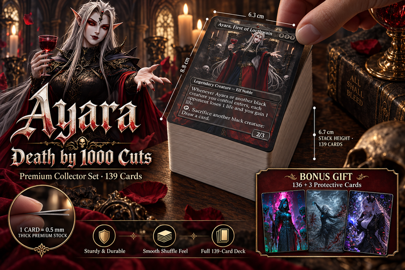 Ayara Death by 1000 Cuts Gothic Sacrifice 100+ Cards | ProxyTCG [mockai LK-94 sha:28ce310e]