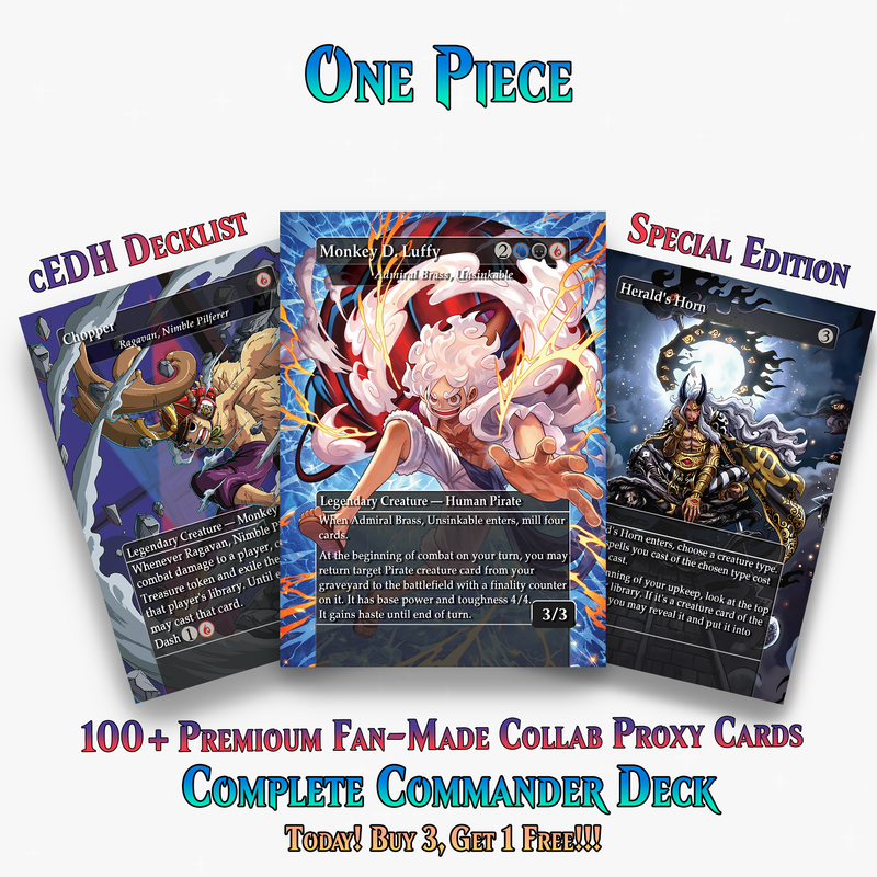 | New | One Piece Commander Deck | 121+ Cards | ProxyTCG