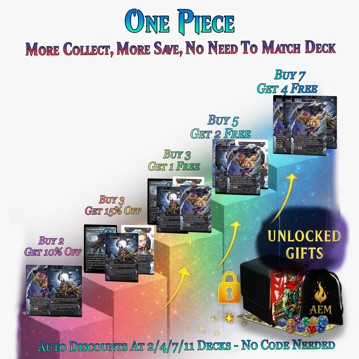 | New | One Piece Commander Deck | 121+ Cards | ProxyTCG