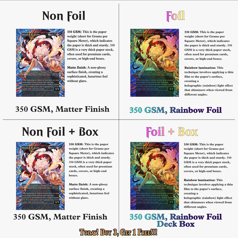 | New | One Piece Commander Deck | 121+ Cards | ProxyTCG