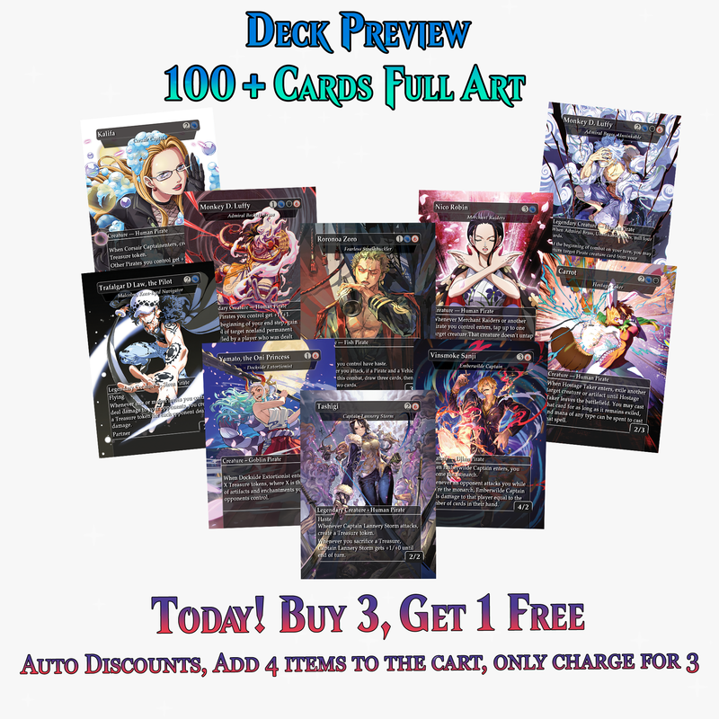 | New | One Piece Commander Deck | 121+ Cards | ProxyTCG