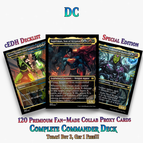 DC Superhero Commander Deck | 120+ Cards | ProxyTCG
