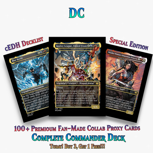 | New | DC Superhero Commander Deck | 120+ Cards | ProxyTCG