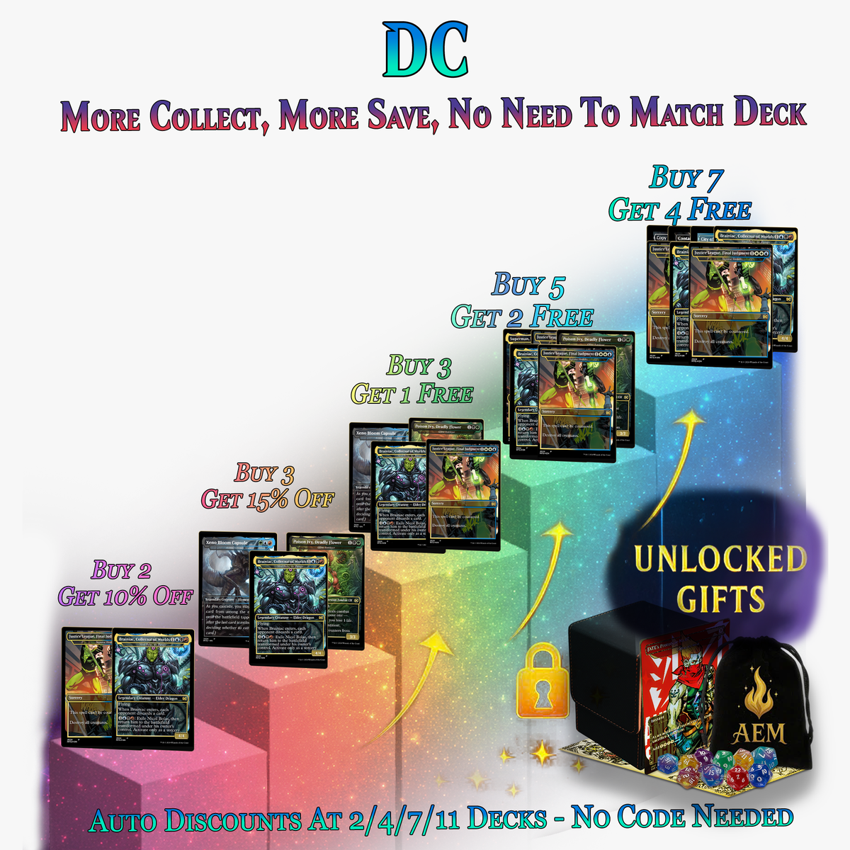 DC Superhero Commander Deck | 120+ Cards | ProxyTCG