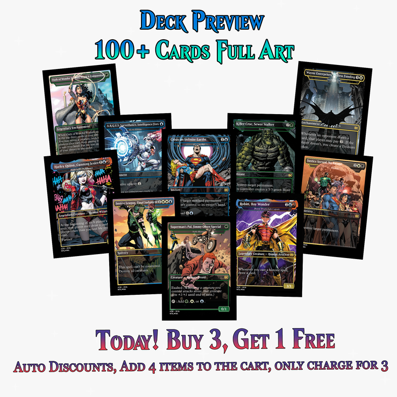 | New | DC Superhero Commander Deck | 120+ Cards | ProxyTCG