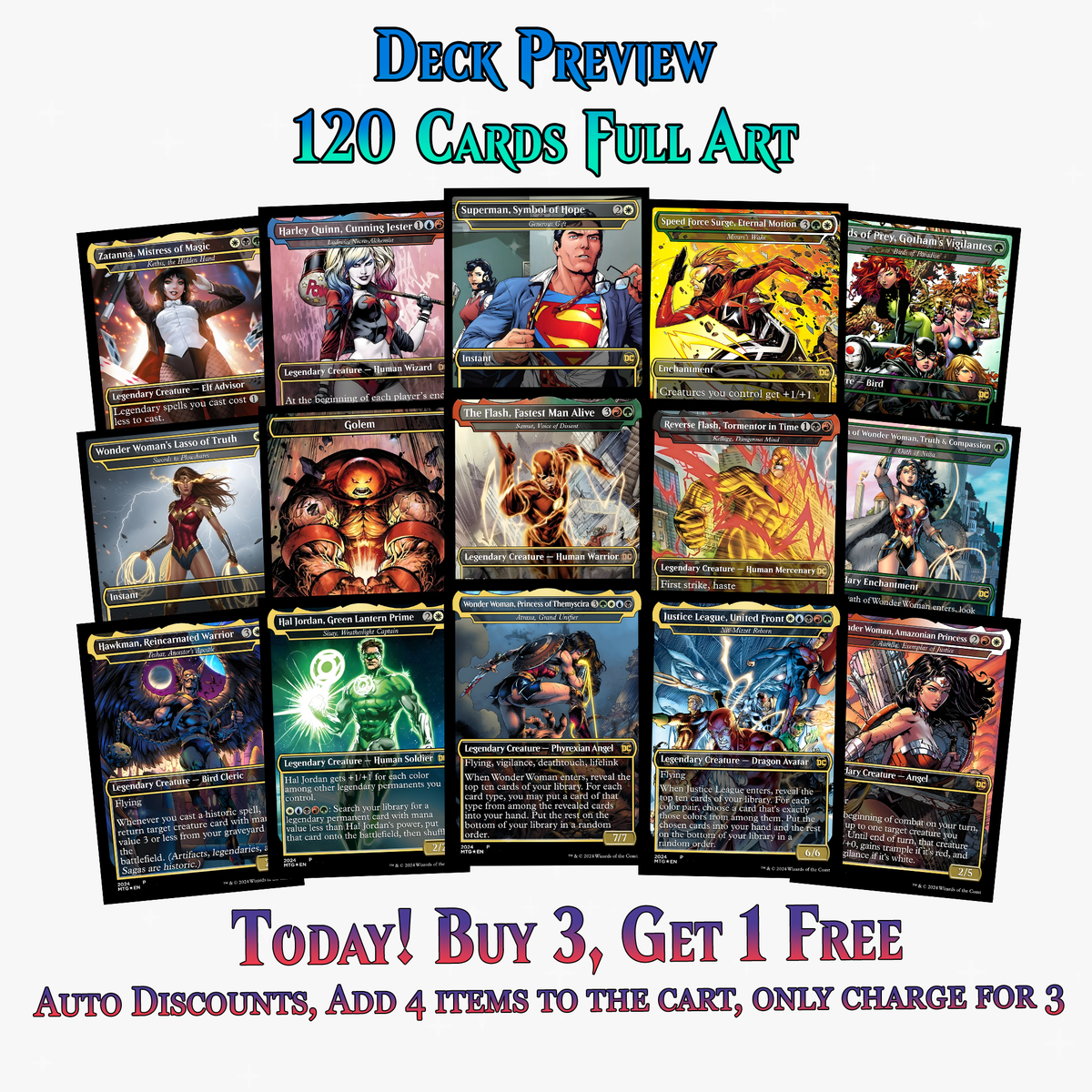DC Superhero Commander Deck | 120+ Cards | ProxyTCG
