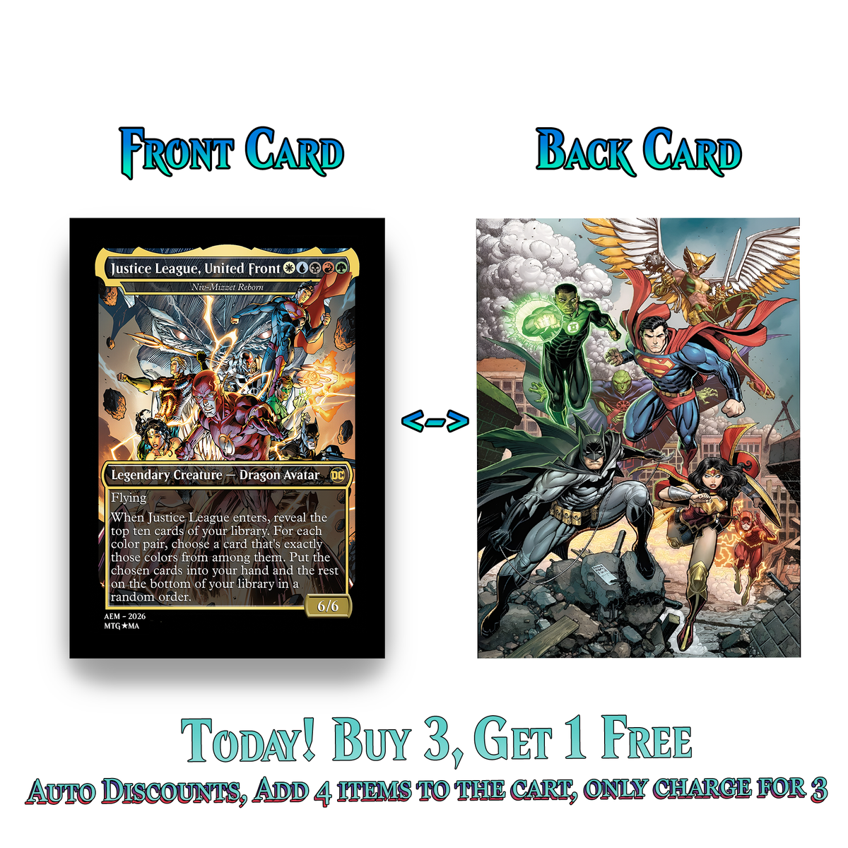 | New | DC Superhero Commander Deck | 120+ Cards | ProxyTCG