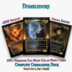 | New | Dumbledore Light Magic Commander Deck | 108+ Cards | ProxyTCG