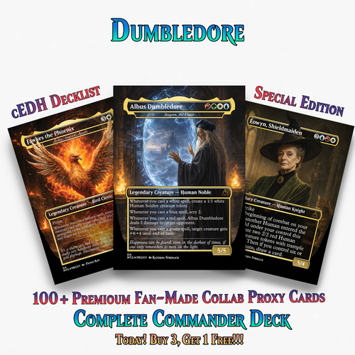 | New | Dumbledore Light Magic Commander Deck | 108+ Cards | ProxyTCG