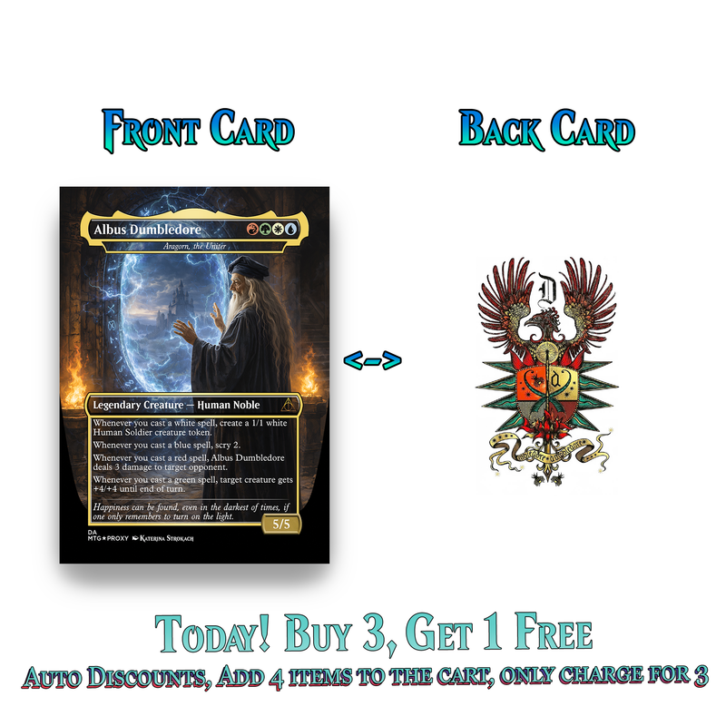| New | Dumbledore Light Magic Commander Deck | 108+ Cards | ProxyTCG