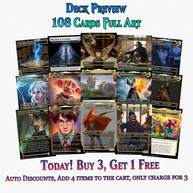 Dumbledore Light Magic Commander Deck | 108+ Cards | ProxyTCG