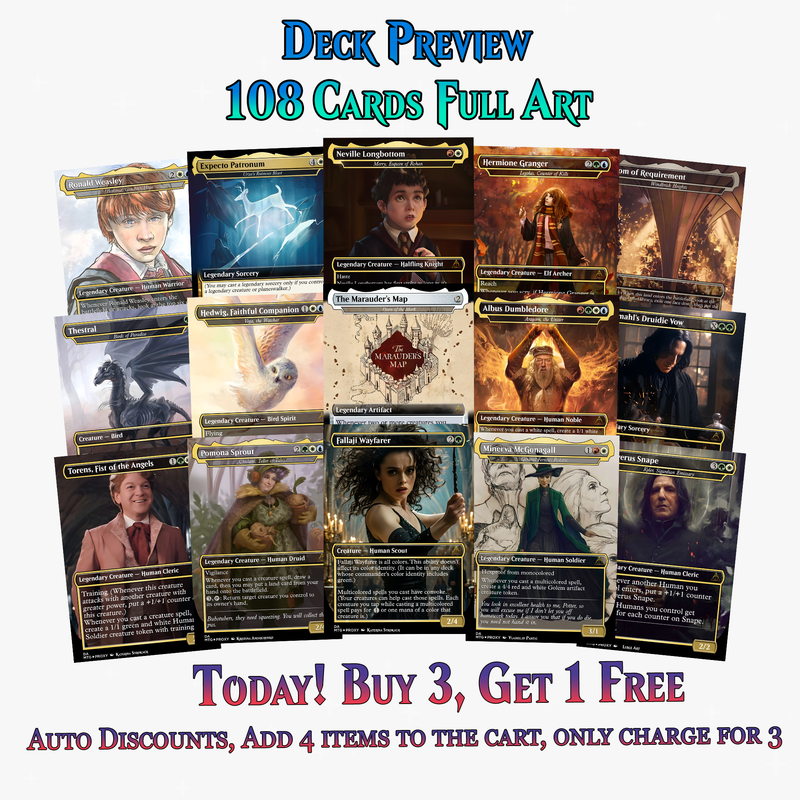 Dumbledore Light Magic Commander Deck | 108+ Cards | ProxyTCG
