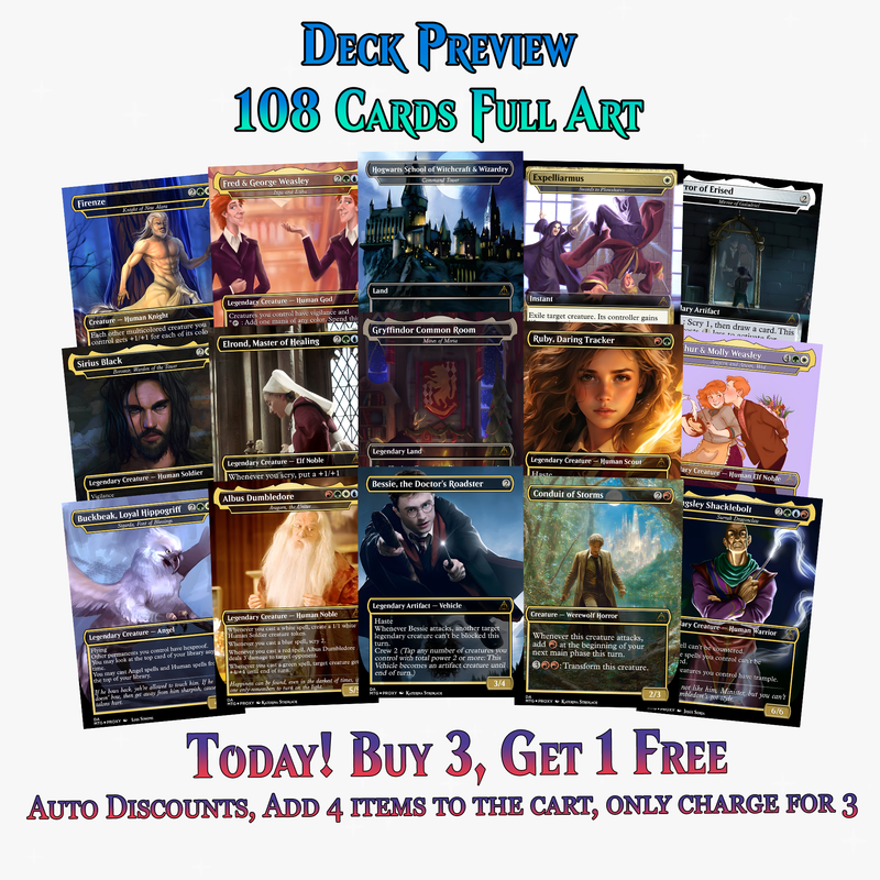 Dumbledore Light Magic Commander Deck | 108+ Cards | ProxyTCG