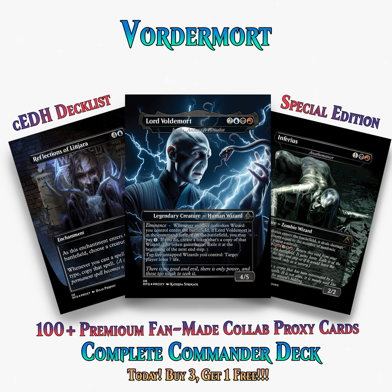 | New | Voldemort’s Legion Commander Deck – 107+ Cards | ProxyTCG