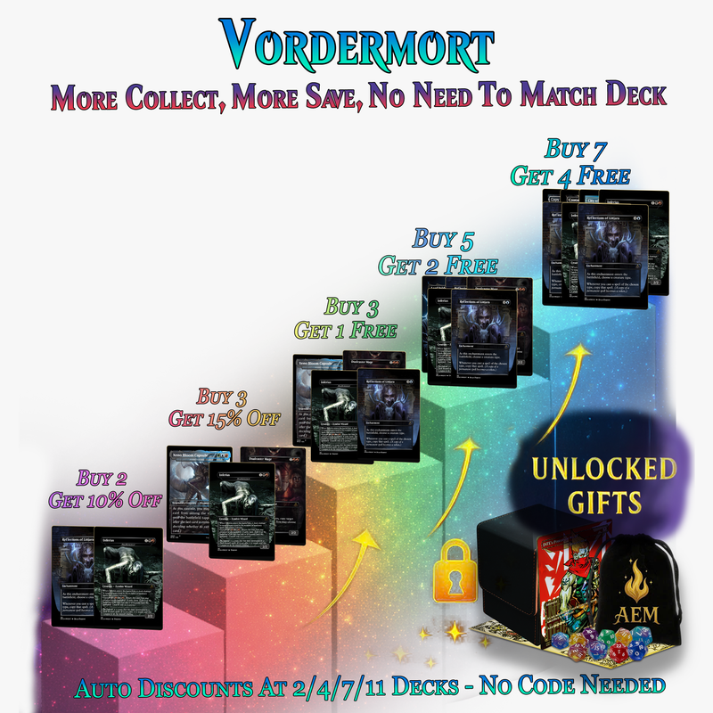 | New | Voldemort’s Legion Commander Deck – 107+ Cards | ProxyTCG
