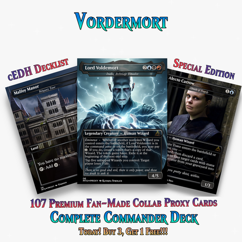 Voldemort’s Legion Commander Deck – 107+ Cards | ProxyTCG