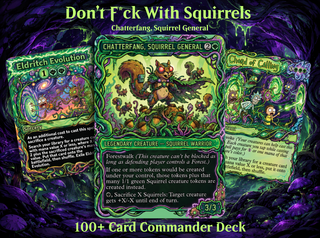 Chatterfang Squirrel Tribal Rick and Morty Inspired Commander Deck | 100-Card MTG Proxy EDH Set | ProxyTCG