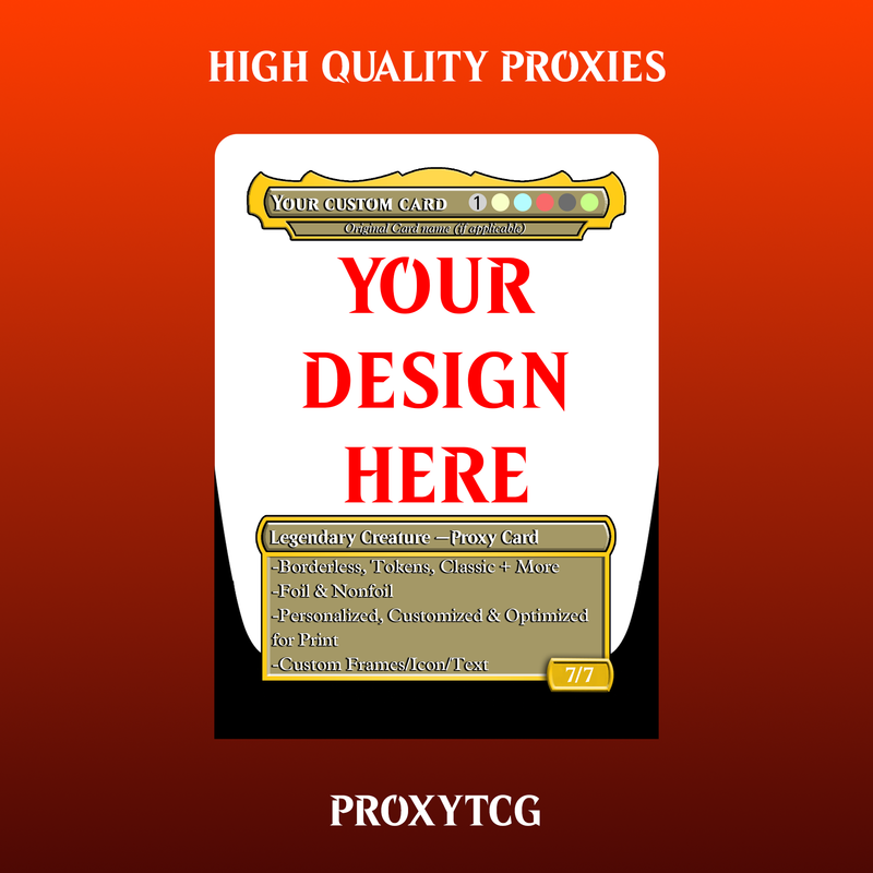 Custom Commander Deck | 120 Limited Cards + 10 Bonus Lands + Storage Box | ProxyTCG