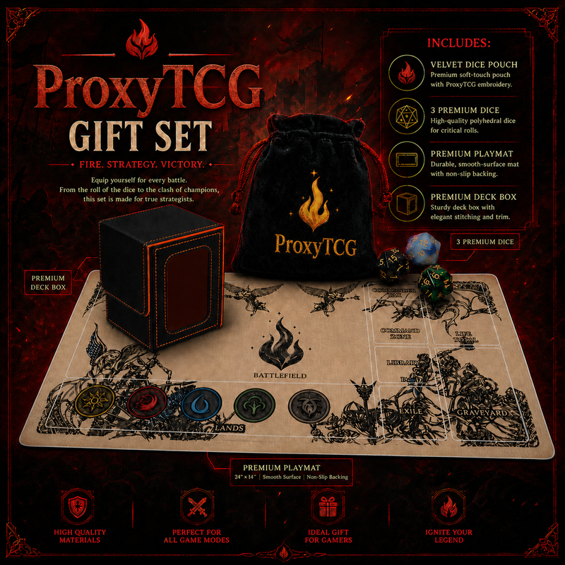 Custom Commander Deck | 120 Limited Cards + 10 Bonus Lands + Storage Box | ProxyTCG