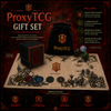 ProxyTCG Gift Set - velvet dice pouch, premium dice, playmat and deck box included