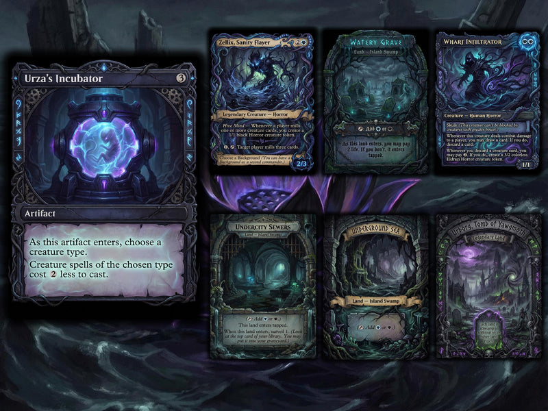 Captain N'ghathrod Horror Tribal Commander Deck | 100 Cards