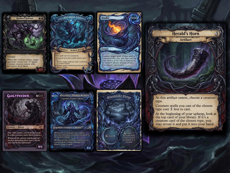 Captain N'ghathrod Horror Tribal Commander Deck | 100 Cards