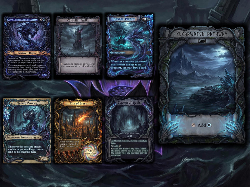 Captain N'ghathrod Horror Tribal Commander Deck | 100 Cards