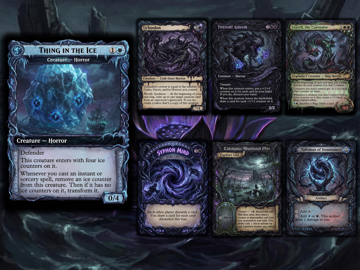 Captain N'ghathrod Horror Tribal Commander Deck | 100 Cards