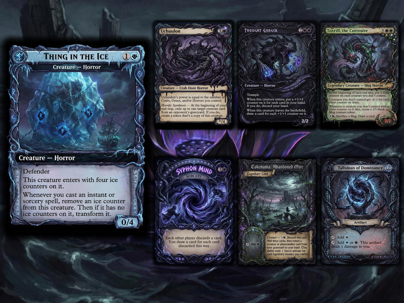 Captain N'ghathrod Horror Tribal Commander Deck | 100 Cards